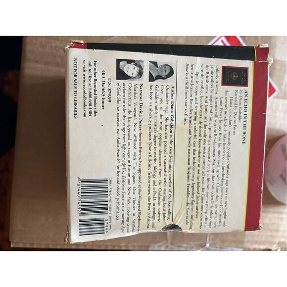 An Echo in the Bone Outlander Diana Gabaldon Audio Book CD Unabridged - Picture 2 of 3